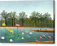 Les Flamants - Canvas Print