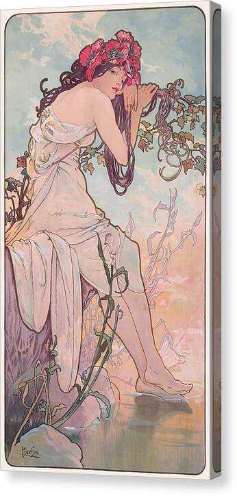 Les Saisons - Ete - Canvas Print
