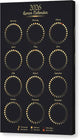 Lunar Calendar 2026 - Canvas Print