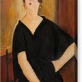 Madame Amedee - Woman with Cigarette - Canvas Print