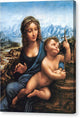 Madonna of the Yarnwinder - Canvas Print