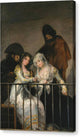 Majas on a Balcony - Canvas Print