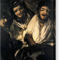 Man Mocked by Two Women - Canvas Print