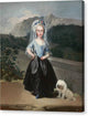 Maria Teresa de Borbon y Vallabriga, later Condesa de Chinchon - Canvas Print