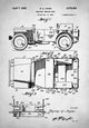 Military Vehicle Patent - Art Print - Zapista