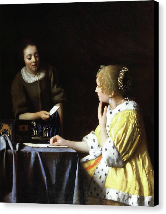 Mistress and Maid - Canvas Print
