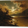Mondlicht uber einer Seelandschaft - Canvas Print