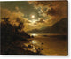 Mondlicht uber einer Seelandschaft - Canvas Print