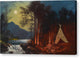 Moonlight Encampment - Canvas Print