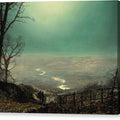 Moonlight, Wharfedale - Canvas Print