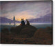Moonrise over the Sea - Canvas Print