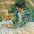 Mother Playing with Child by Mary Cassatt - Art Print - Zapista