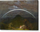 Mountain Landscape with Rainbow - Canvas Print