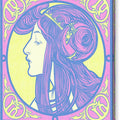Mucha in Pink - Canvas Print