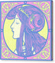 Mucha in Pink - Canvas Print