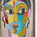 Mystical Head, Head Of A Girl - Canvas Print