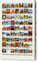 National Parks of the USA - Canvas Print