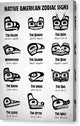 Native American Zodiac Signs - Canvas Print