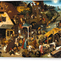 Netherlandish Proverbs - Canvas Print