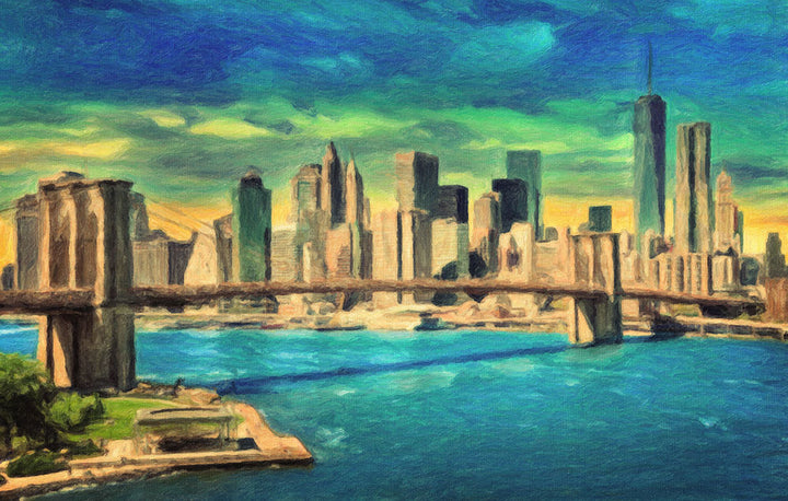 New York City Skyline - Art Print - Zapista
