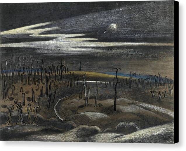 Nightfall, Zillebeke District - Canvas Print