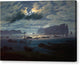 Northern Sea in the Moonlight - Canvas Print