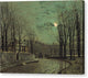 November Moonlight - Canvas Print