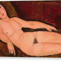 Nude on a Divan - Canvas Print