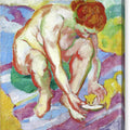 Nude with a Cat - Canvas Print