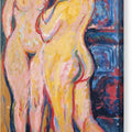 Nudes Standing by Stove - Canvas Print