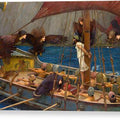 Odysseus and the Sirens - Canvas Print