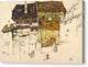 Old Houses in Krumau - Canvas Print