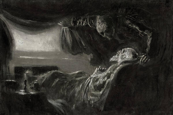 Old Man's Death - Art Print