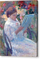 On a Balcony - Canvas Print