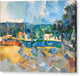 On the Banks of a River - Canvas Print