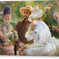 On the Terrace at Sevres - Canvas Print