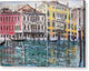 Palais sur le grand canal - Canvas Print
