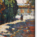 Park of St. Cloud with Horseman - Canvas Print