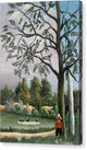 Paysage avec des pecheurs - Canvas Print