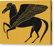 Pegasus in Yellow - Canvas Print
