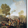 Picnic on the Banks of the Manzanares - Canvas Print