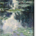 Pond with Water Lilies - Canvas Print