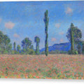 Poppy Field - Giverny - Canvas Print