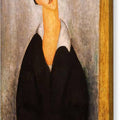 Portrait Of A Polish Woman - Canvas Print