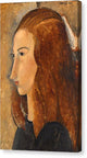 Portrait of a Young Woman 1 - Canvas Print