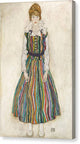 Portrait Of Edith - The Artist's Wife - Canvas Print