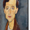 Portrait of Frans Hellens - Canvas Print