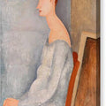 Portrait of Jeanne Hebuterne II - Canvas Print