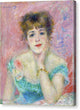 Portrait of Jeanne Samary - Canvas Print
