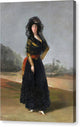 Portrait of the Duchess of Alba - Canvas Print
